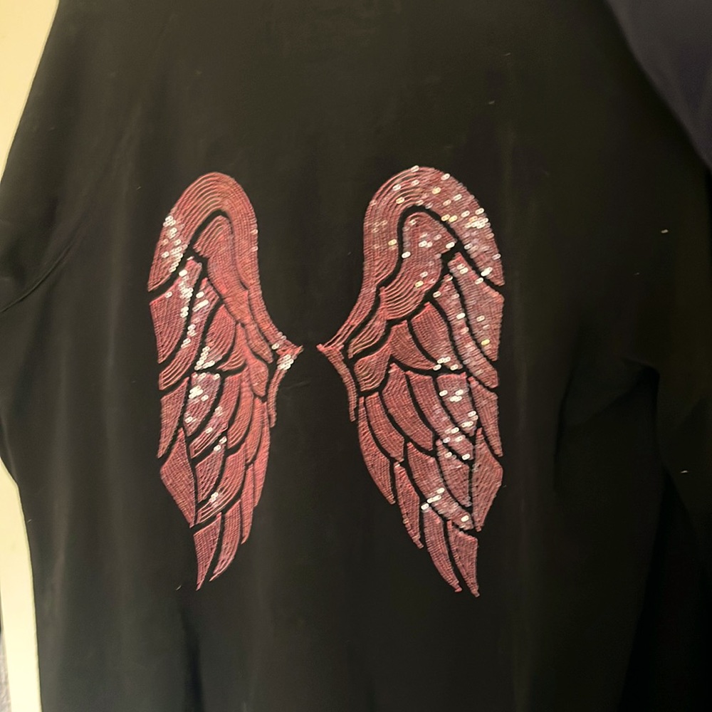 Victoria secret black zip up